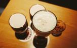 Wheat beer glasses