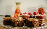 Eclectic mix of dessert plates
