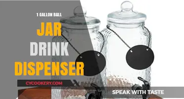 Elegant 1-Gallon Ball Jar Drink Dispenser for Parties & Events