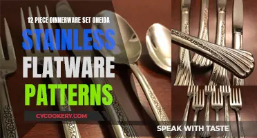 - Endless Choices: Discovering Oneida's 12-Piece Dinnerware Sets and Stainless Flatware Patterns