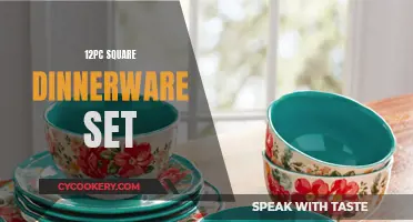 Elegant Entertaining: Square Dinnerware Set for Sophisticated Soirees