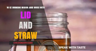 Eco-Friendly Mason Jar Mugs: 16 oz Lids & Straws Included