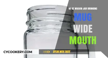 Wide Mouth Mason Jar Mug: Perfect 16 oz Drinkware for Any Occasion