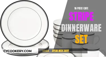 Cafe Chic: Elevate Your Dining Experience with the Captivating Cafe Stripe Dinnerware Set