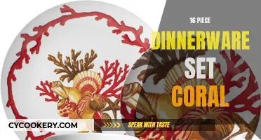 Coral Charm: Elevate Your Dining Experience with the Stunning 16-Piece Dinnerware Set