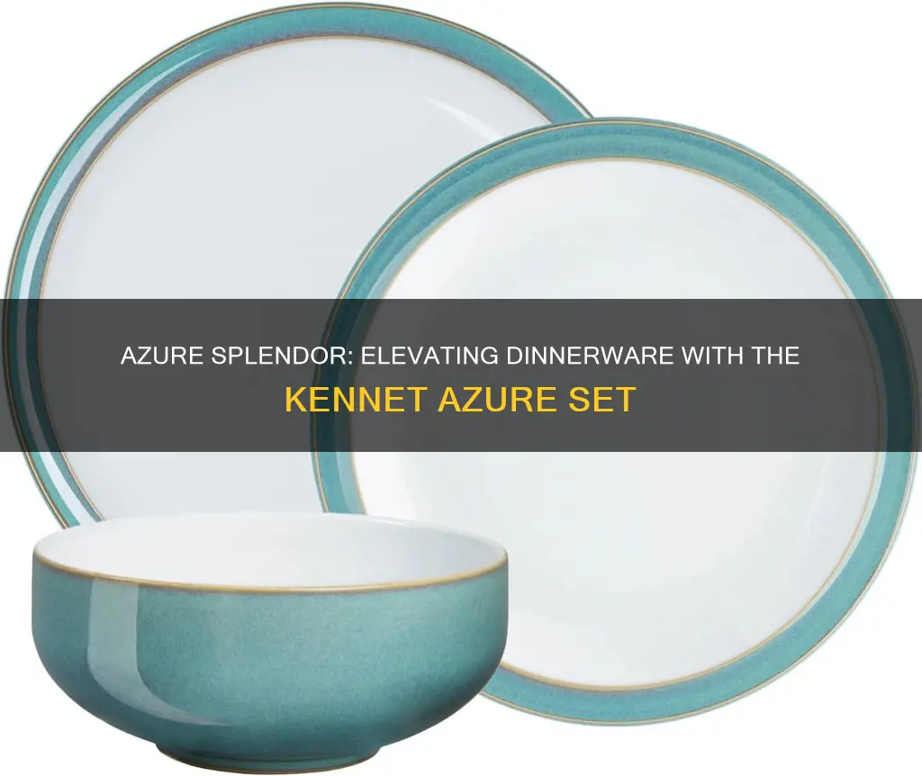 16 piece kennet azure dinnerware set blue threshold