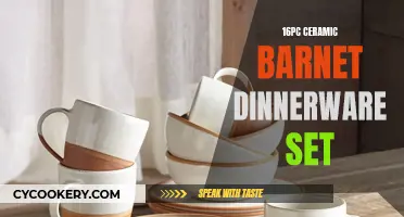 Elegant Dining with the Ceramic Barnet Dinnerware Set