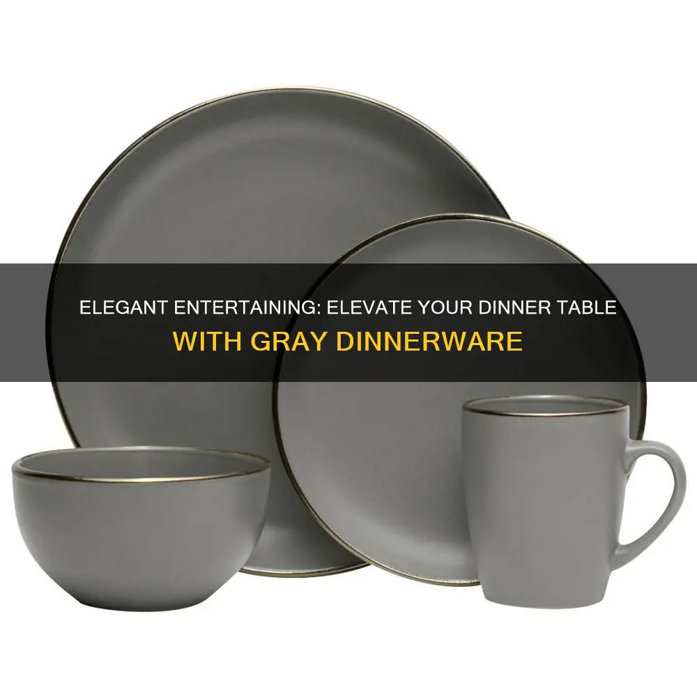 16pc dinnerware set gray threshold