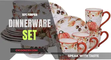 Gourmet Settings: Pumpkin Dinnerware Set for Autumnal Tablescapes