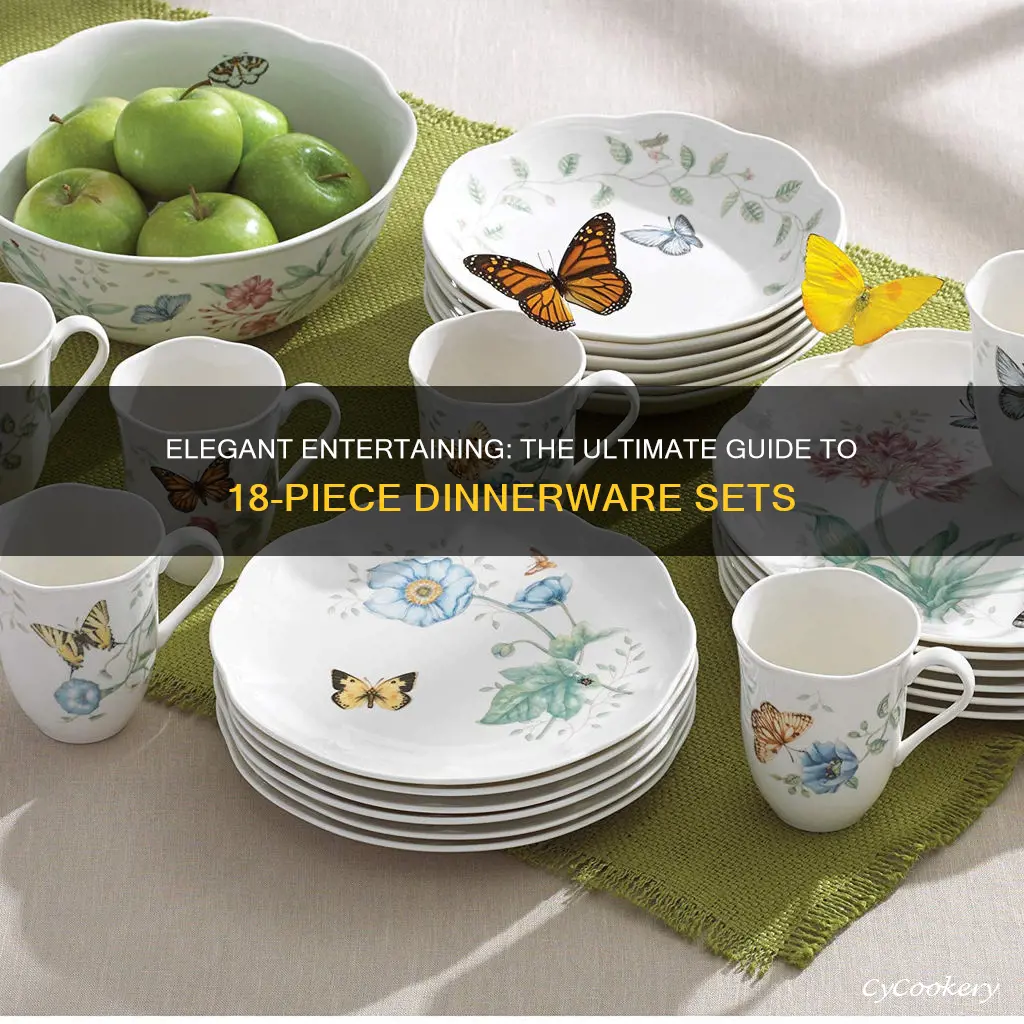 18 place setting dinnerware