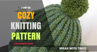 Cozy Knit Tea Cozy: 2-Cup Pattern for Warm Brews