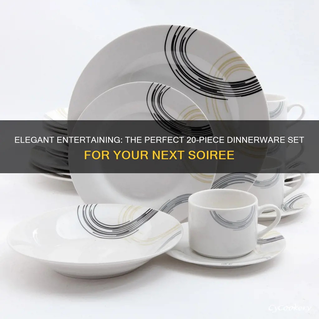 20 pc dinnerware set