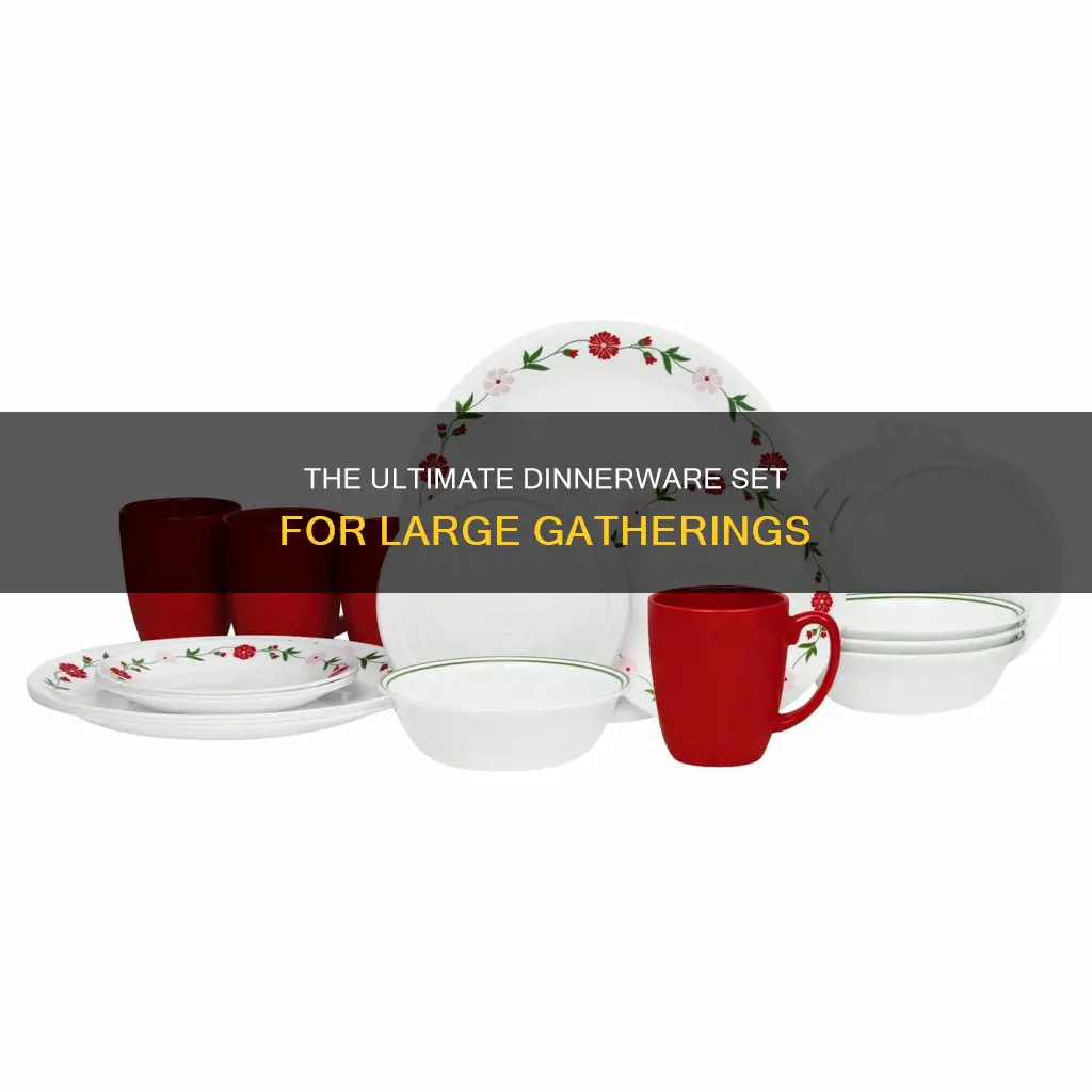 20 person dinnerware set