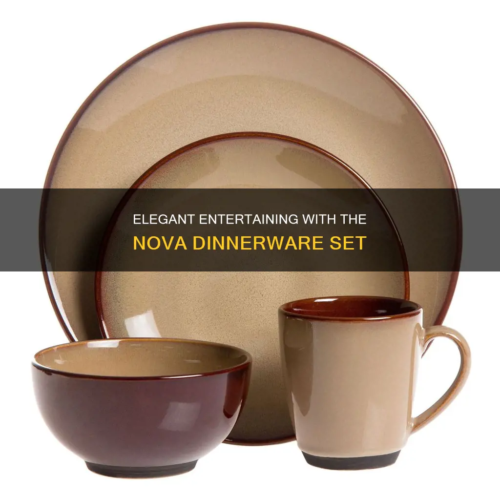 20 piece dinnerware set nova