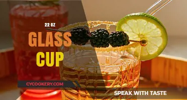 Elegant 22 oz Glass Cup: Perfect for Beverages and Style