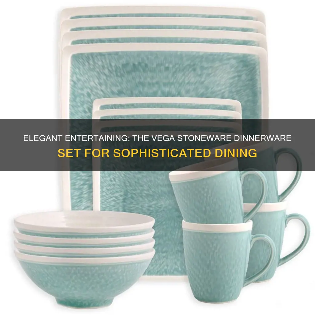 222 fifth 16pc vega stoneware dinnerware set