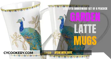 Elegant Entertaining with Peacock Garden Latte Mugs