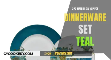 Teal Appeal: Elevate Your Dinner Table with the Eliza Dinnerware Set