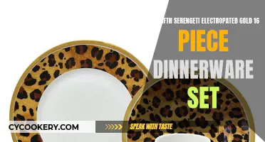 Golden Opulence: Elevate Your Dining Experience with the Serengeti Electroplated Dinnerware Set