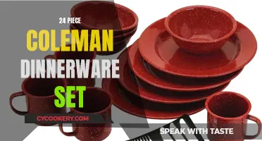 Elegant Outdoor Entertaining: The Coleman 24-Piece Dinnerware Set