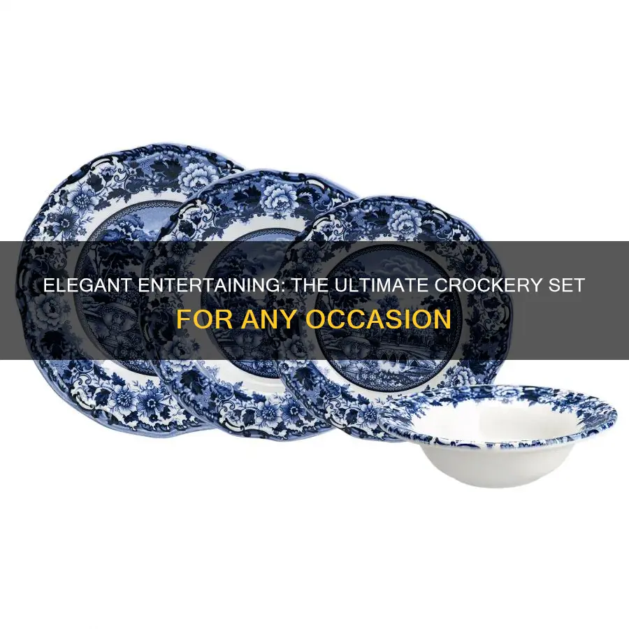 24 piece crockery set