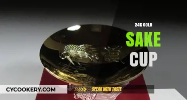 Luxurious 24k Gold Sake Cup: Elevate Your Drinking Experience