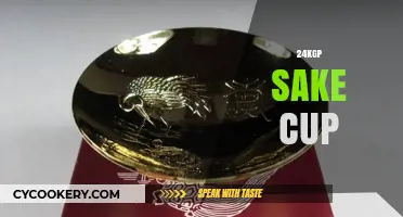 Elegant 24KGP Sake Cup: A Luxurious Addition to Your Rituals