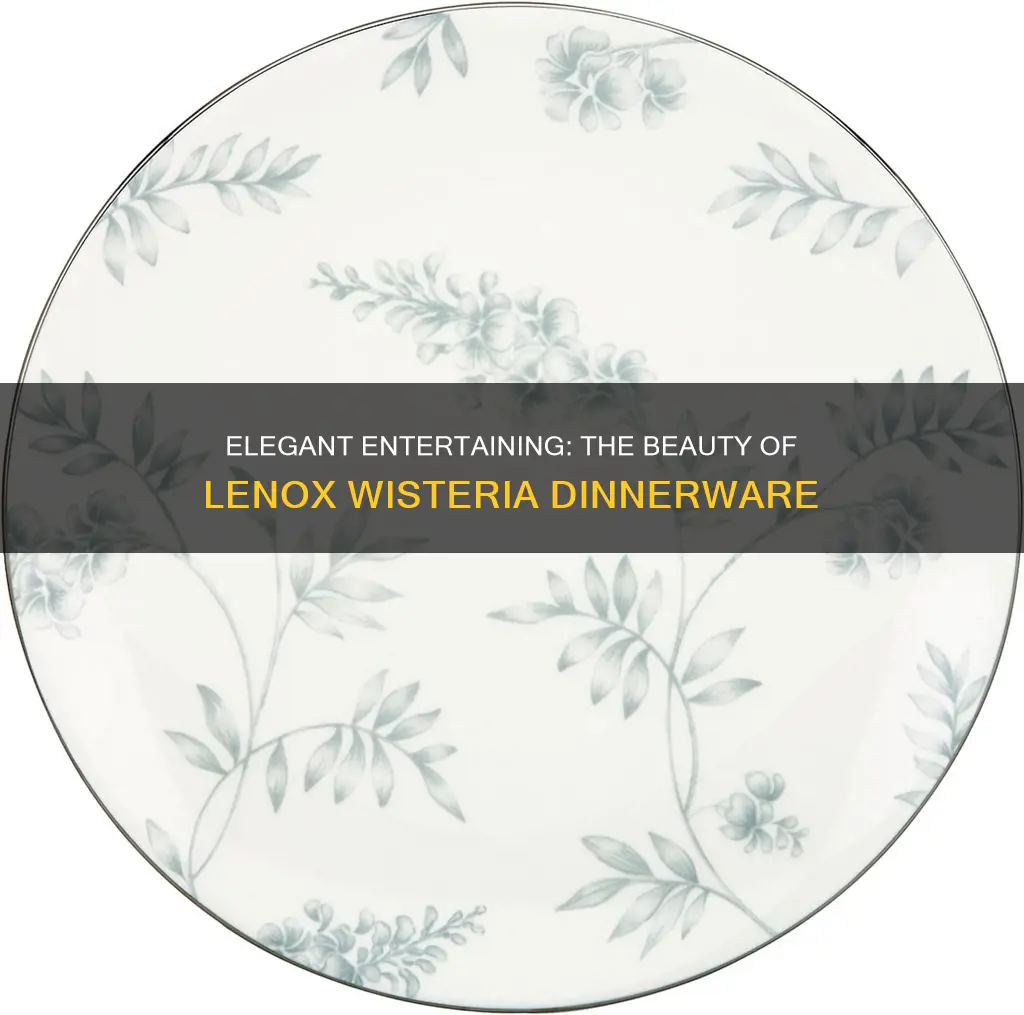 30 piece lenox wisteria dinnerware set