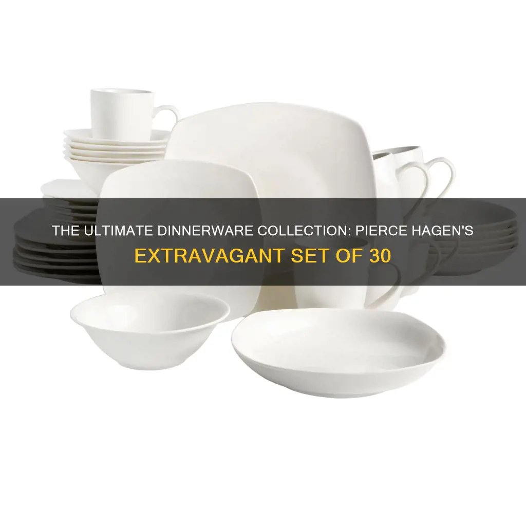 30 pierce hagen dinnerware set