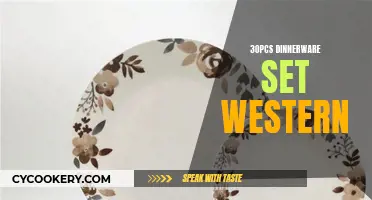 Western Charm: Elevate Your Dinner Table with a Complete Dinnerware Set