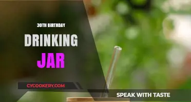 Cheers to 30: Celebrate Your Milestone with a Drinking Jar
