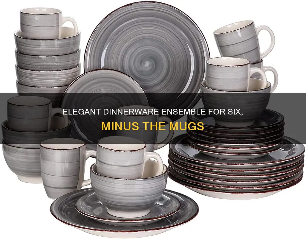 32 piece dinnerware set no mugs