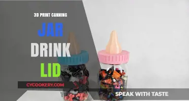 Innovative 3D Printed Canning Jar Drink Lids for Easy Sipping