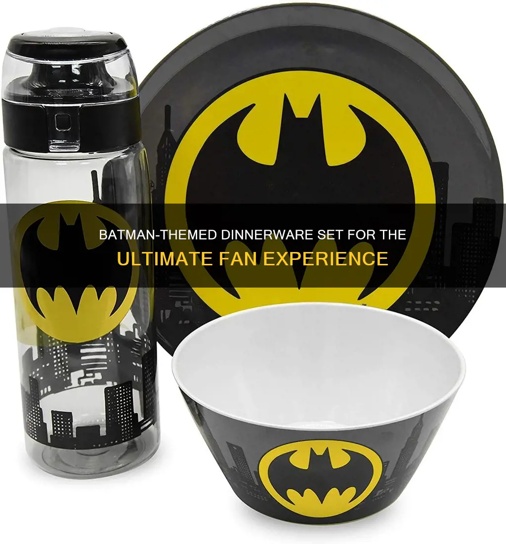 3pcs batman dinnerware set