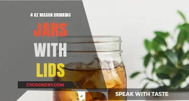Charming 4 oz Mason Jars: Perfect Drinking Glasses with Lids