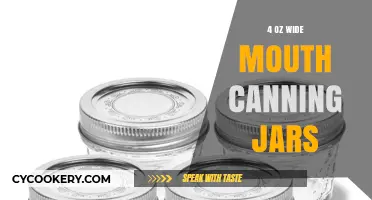 Wide Mouth Canning Jars: Perfect 4 oz Storage Solutions