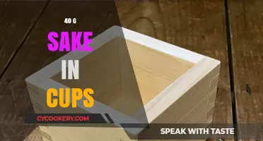 How to Measure 40 Grams of Sake in Cups: A Quick Guide