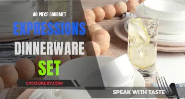 Elegant Expressions: Elevating Dinnerware Design with the 40-Piece Gourmet Expressions Collection