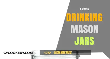 Perfectly Sized 5 Ounce Mason Jars for Drinks and More