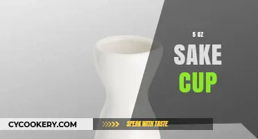 Elegant 5 oz Sake Cup: Perfect for Traditional Japanese Drinking