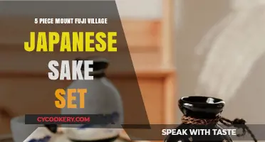 Mount Fuji Village Sake Set: A 5-Piece Japanese Tradition