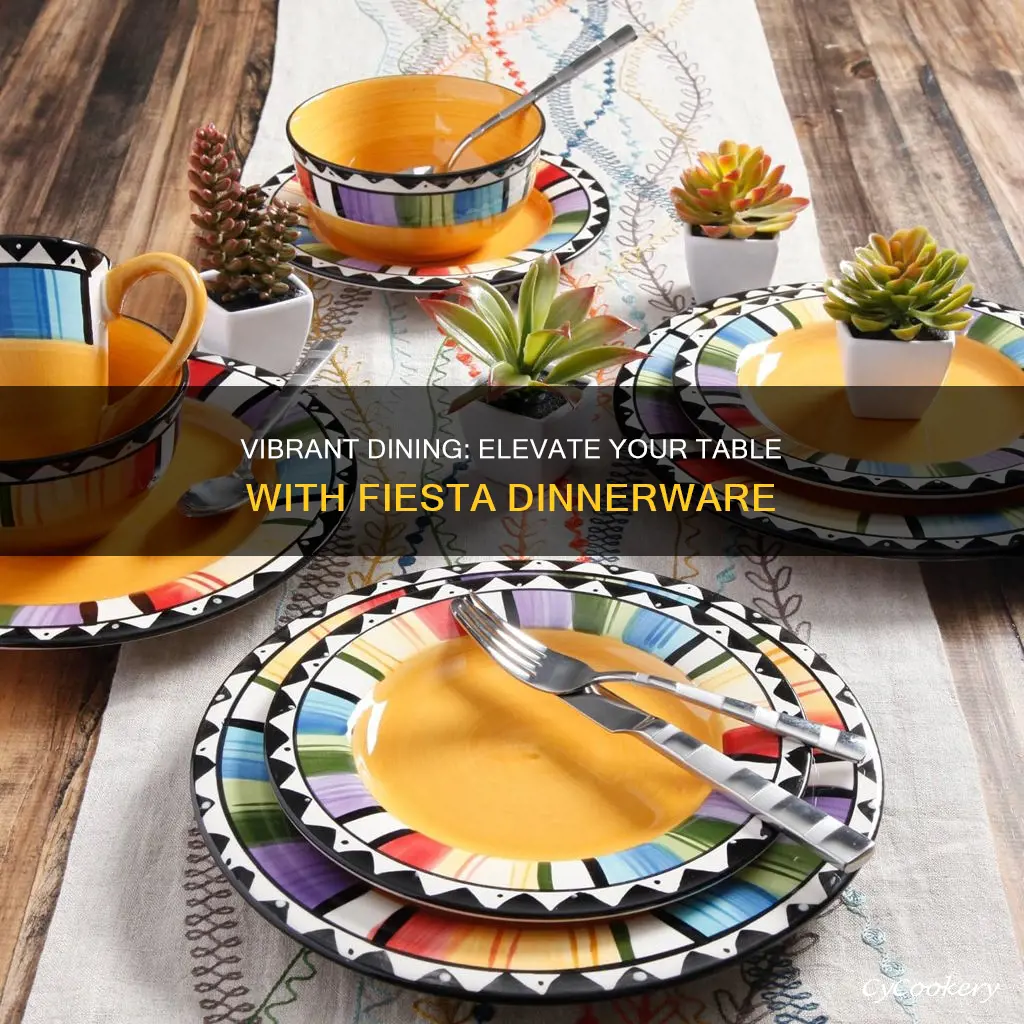 5 piece place setting fiesta dinnerware