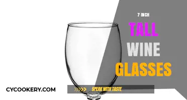 Elegant 7-Inch Tall Wine Glasses: Perfect for Every Occasion