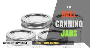 Perfectly Sized 8 oz Ball Canning Jars for Preserving and Storing