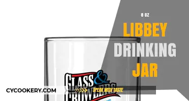 Libbey Drinking Jar: Perfect 8 oz Glassware for Beverages