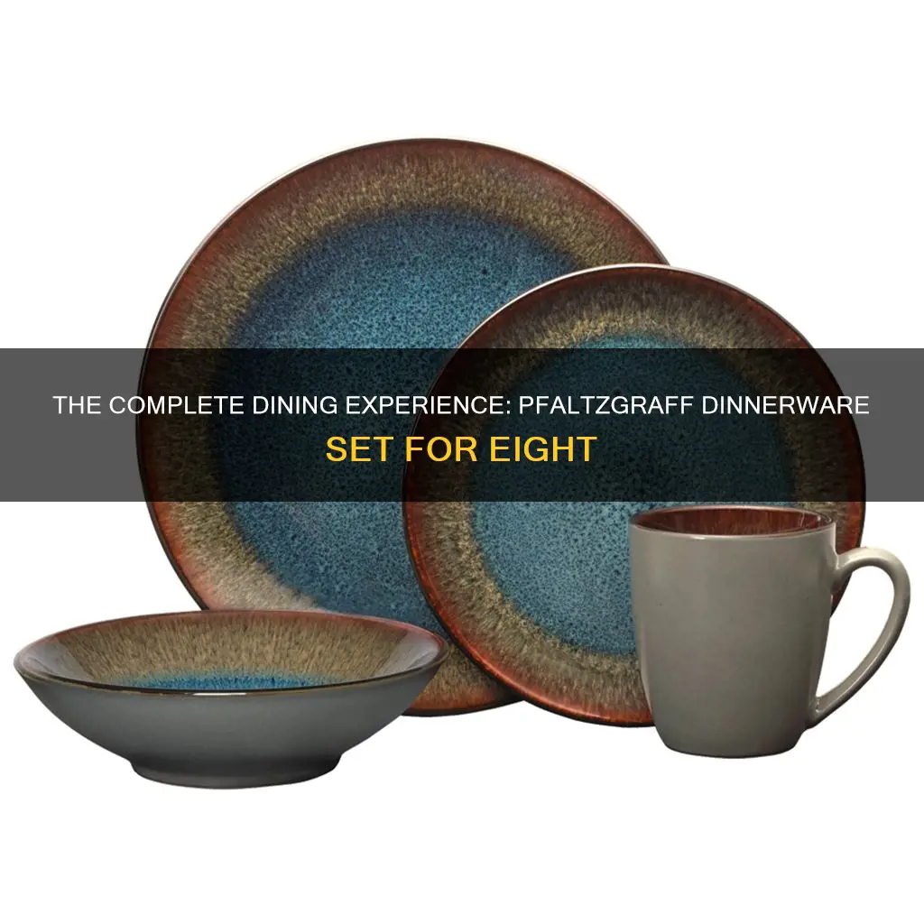 8 piece pfaltzgraff dinnerware set