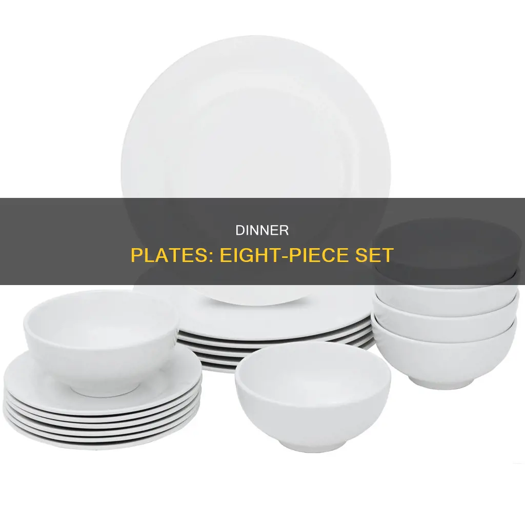 8 plates dinner set