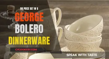 The Ultimate Dinnerware Collection: W.S. George Bolero 99-Piece Set