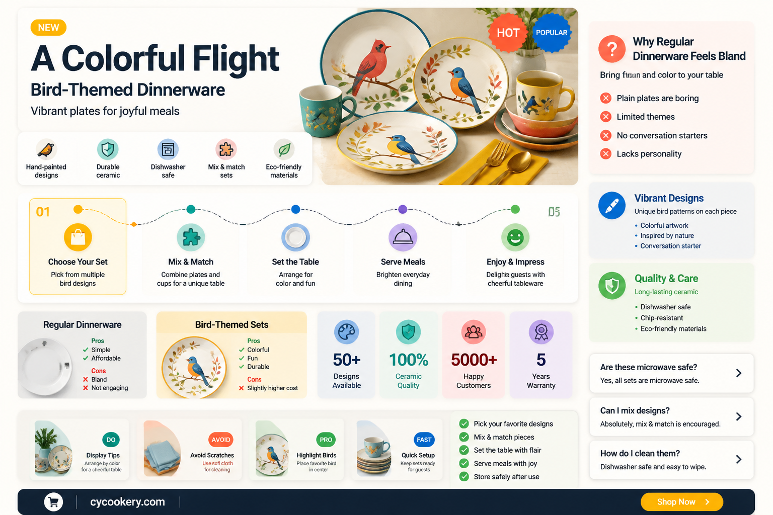 32 piece with a bird dinnerware set