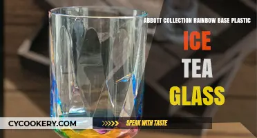 Abbott Collection Rainbow Base Plastic Ice Tea Glass: Stylish Summer Sipping Essential